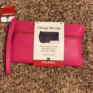 Wristlet with Portable Charger!